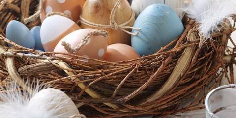 Πάσχα: Ιδέες διακόσμησης με αυγά.